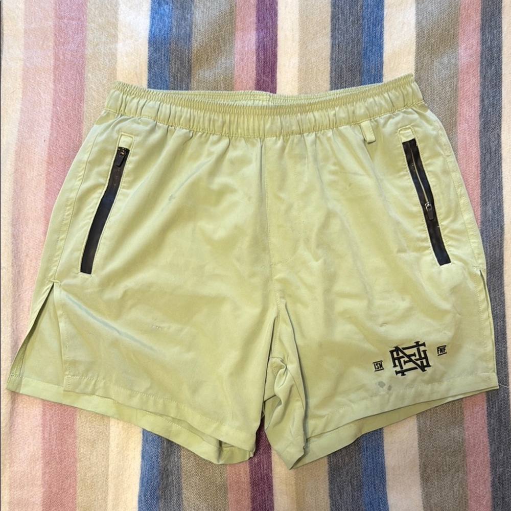 Flag Nor Fail Light Green Shorts
